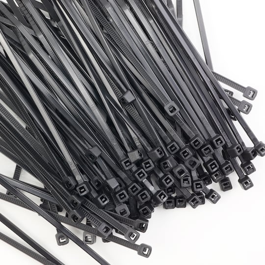 14" Black Multi Purpose Cable Ties, 100ct. by Craft Smart™